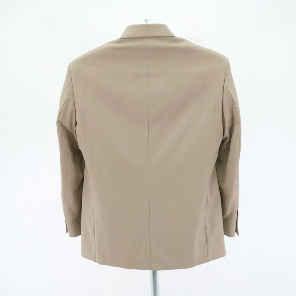Pronto Uomo Comfort Stretch‎ Wool Tan Blazer 38R 2 Button Tagged 39S